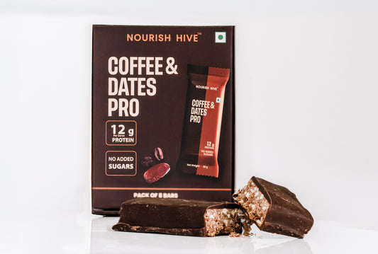 Coffee and Dates 12g Protein Bar- Pack of 8